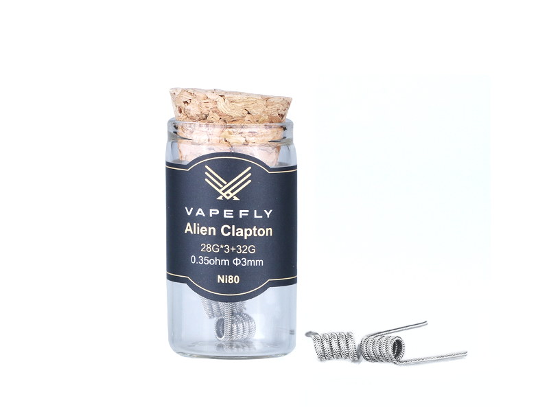Vapefly předmotané spirálky Alien Clapton 28G*3+32G 0,35ohm 6ks