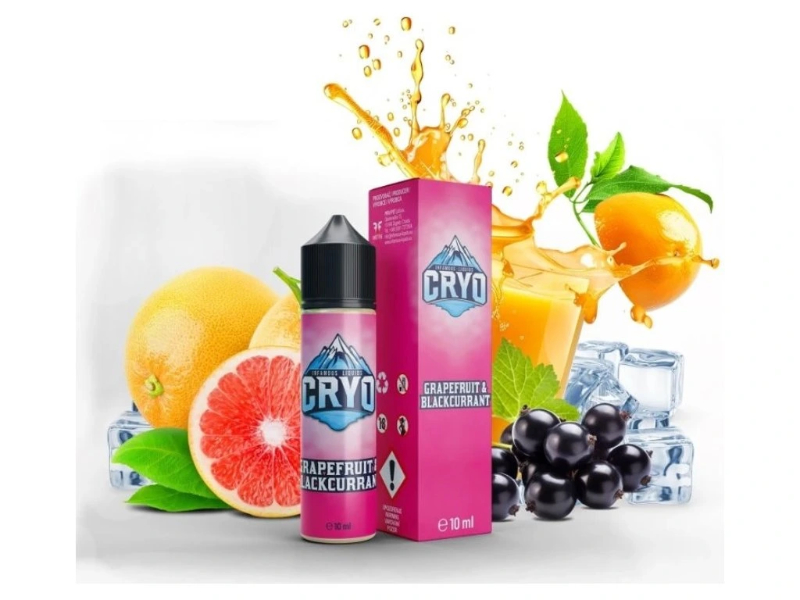 Infamous CRYO Grapefruit and Blackcurrant Shake & Vape 10ml