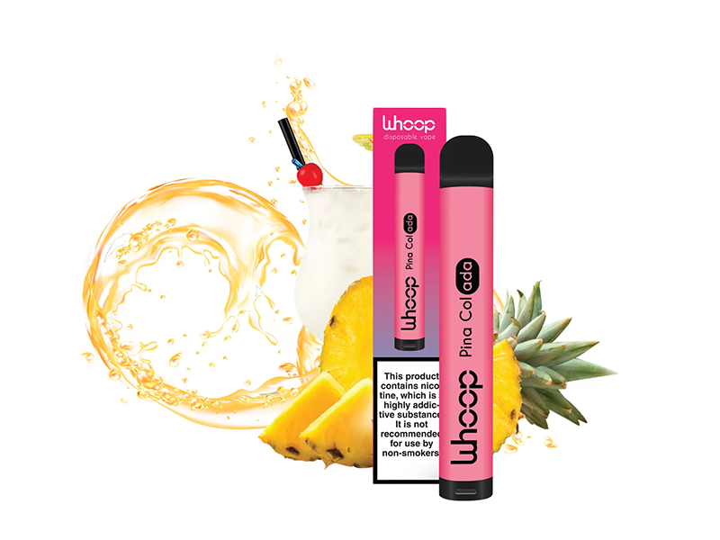 Whoop Zero Jednorázová elektronická cigareta Pina Colada Bez nikotinu