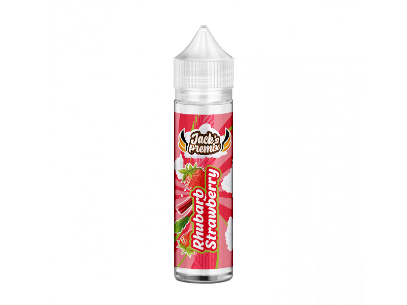 Příchuť Jacks Premix Rhubarb Strawberry Shake and Vape 6ml