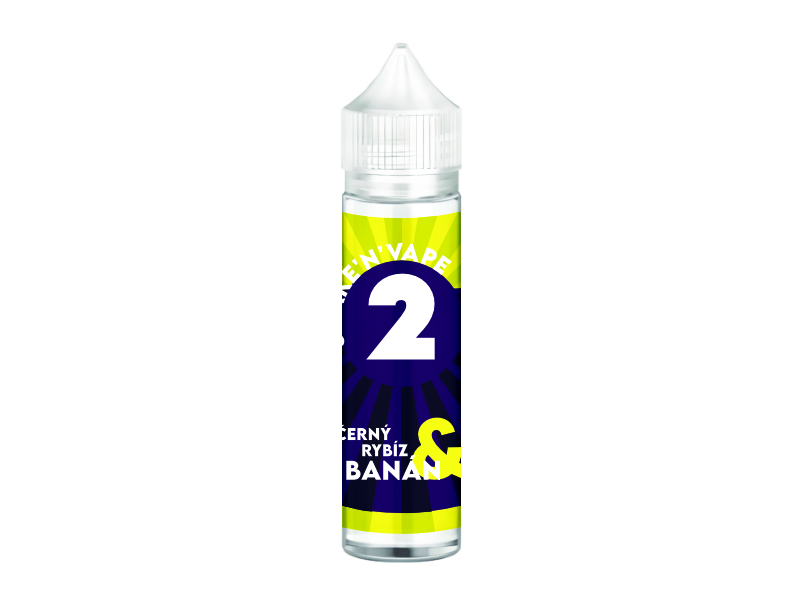 Příchuť Dvojka Černý rybíz&Banán Shake and Vape 10ml