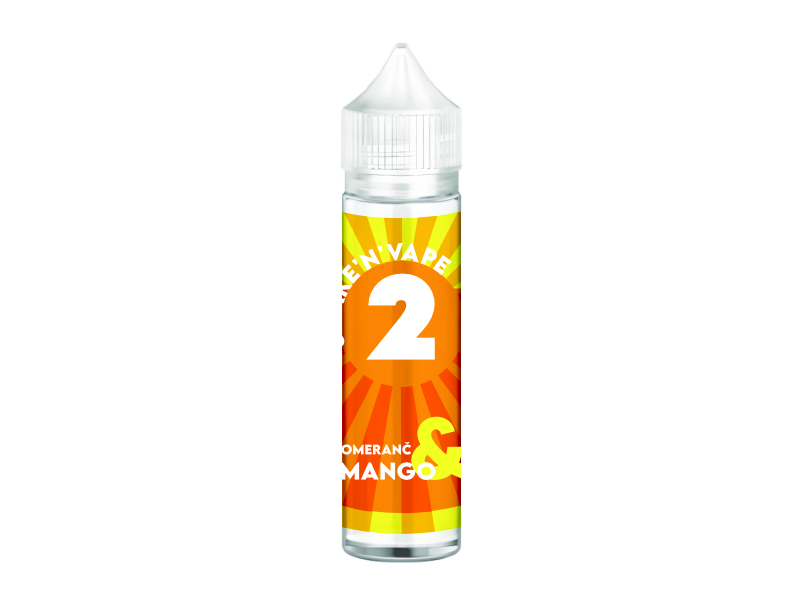 Příchuť Dvojka Pomeranč&Mango Shake and Vape 10ml