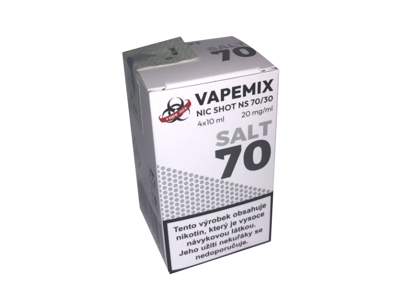 VapeMix NIC SHOT Salt 70/30 4x10ml, 20mg