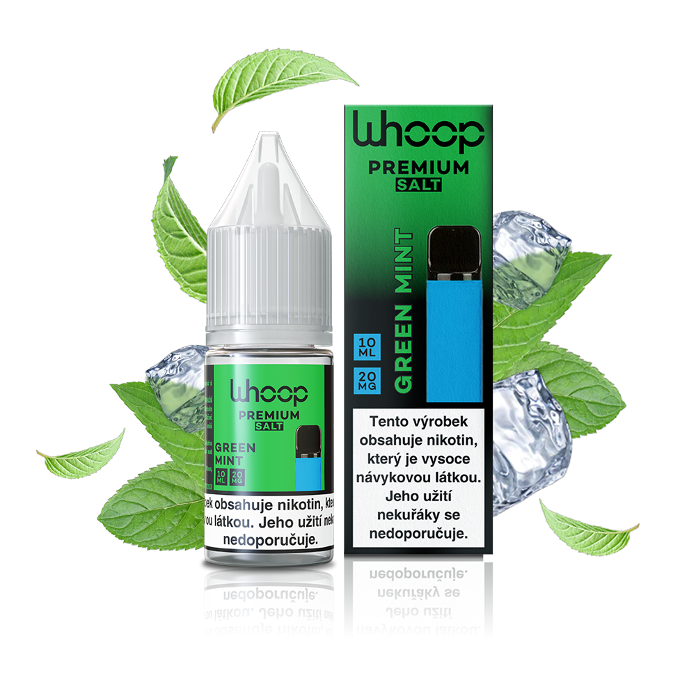 Liquid WHOOP SALT Green Mint 10ml 20mg