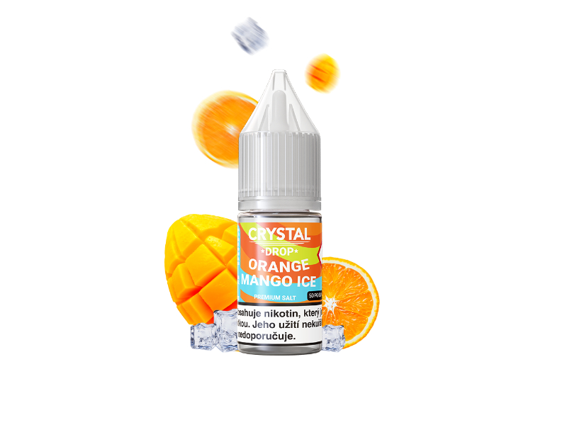 Liquid Crystal Drop SALT Orange Mango Ice 10ml 20mg