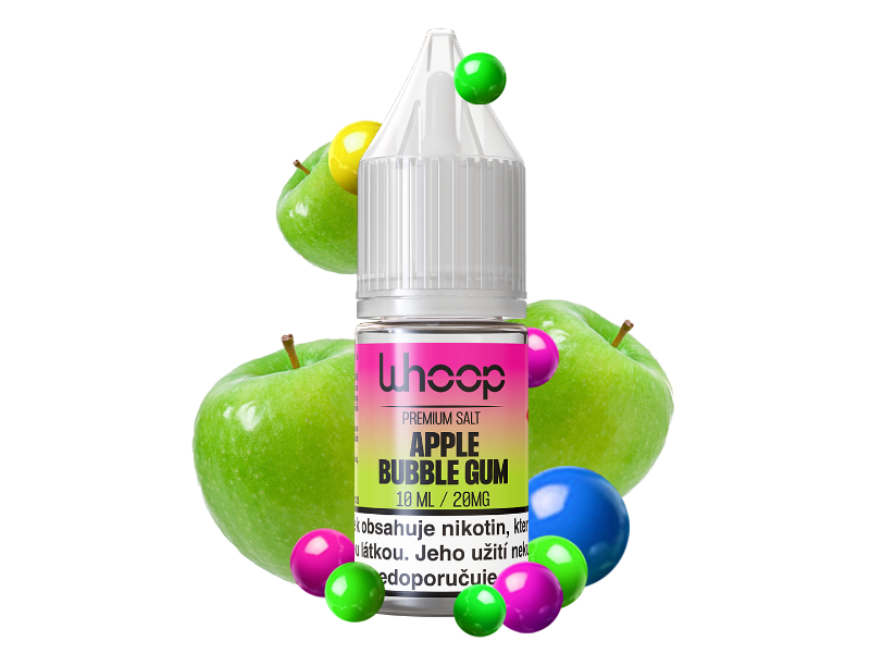 Liquid WHOOP SALT Apple Bubble Gum 10ml 20mg