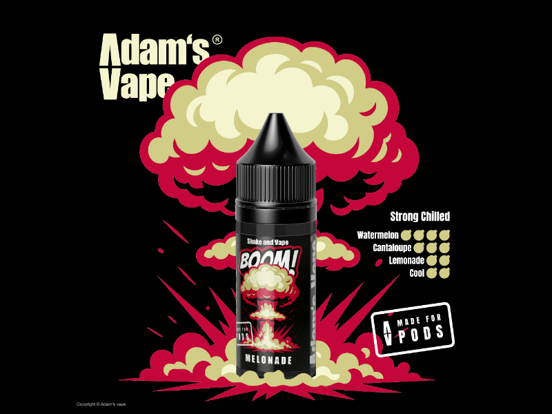 Příchuť Adams Vape BOOM! Shake and Vape Melonade