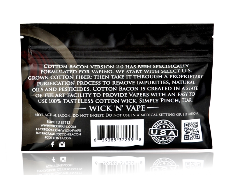 Cotton Bacon V2 by Wick N' Vape Uk