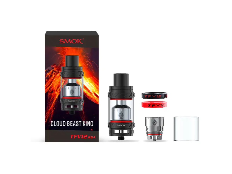 Atomizér SMOK TFV12 Beast RBA Tank Stříbrná