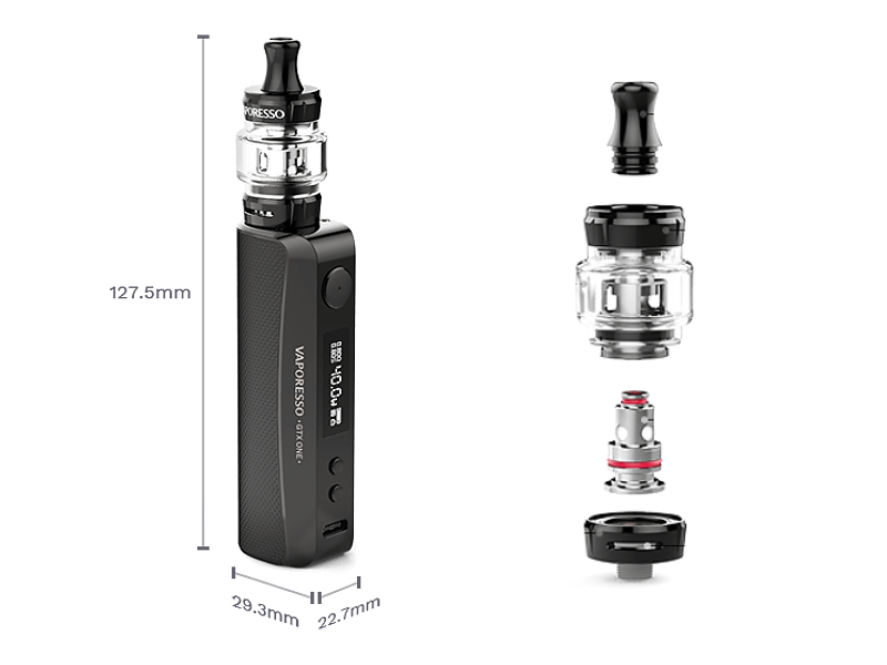 Vaporesso GTX One s GTX Tank 18 2000mAh