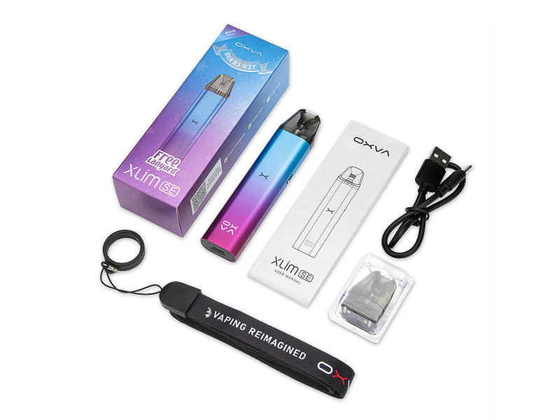 OXVA Xlim SE Bonus Kit 900mAh Gold Pink 